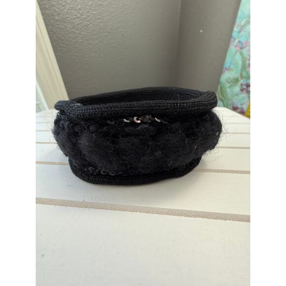 Yves Saint Laurent Wool & Sequined Bracelet - Picture 1 of 5